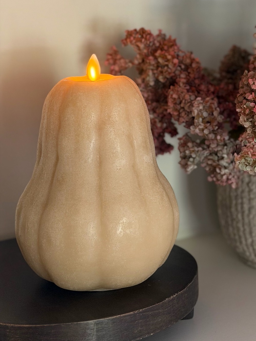 Luminara flameless flickering pumpkin gourd